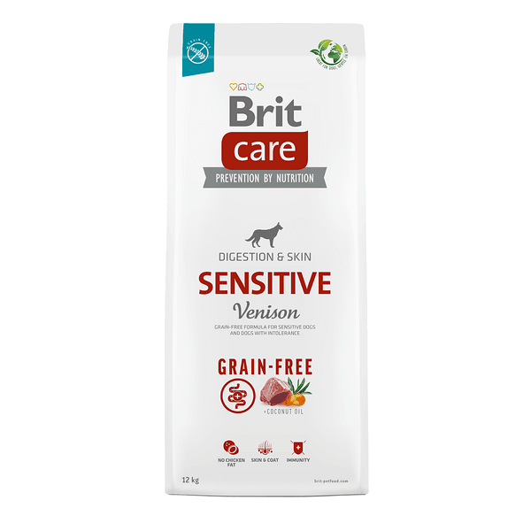 Brit Care չոր կեր զգայուն մարսողությամբ շների համար՝ եղնիկով