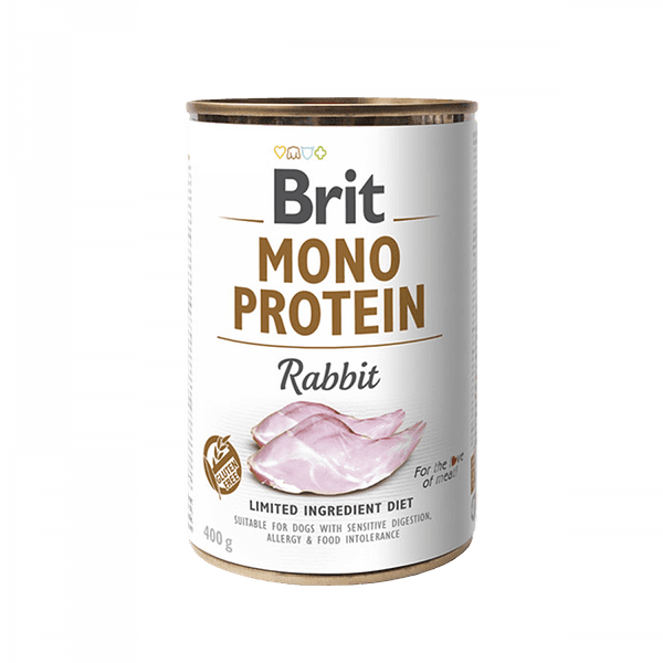 Brit Mono Protein թաց կեր շների համար՝ ճագարով
