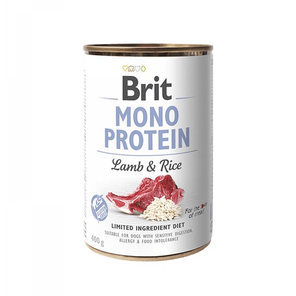 Brit Mono Protein թաց կեր շների համար՝ գառով և բրնձով