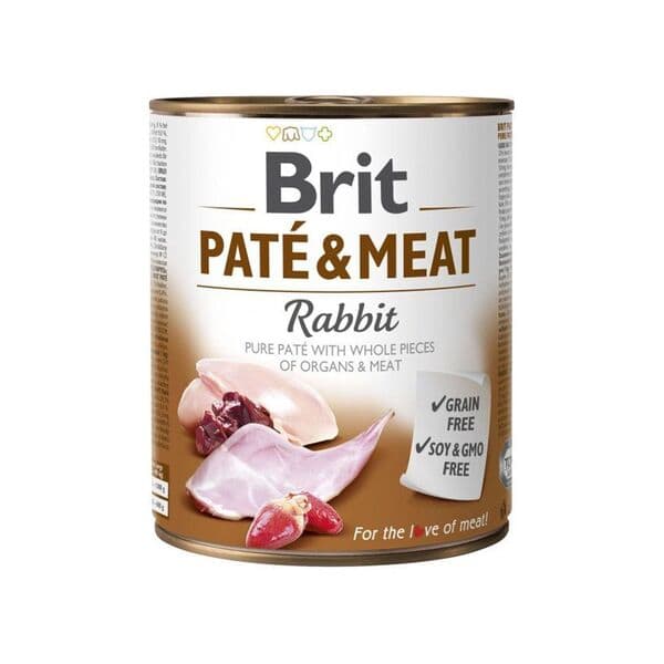 Brit Paté & Meat պաշտետ շների համար՝ ճագարով և հավով