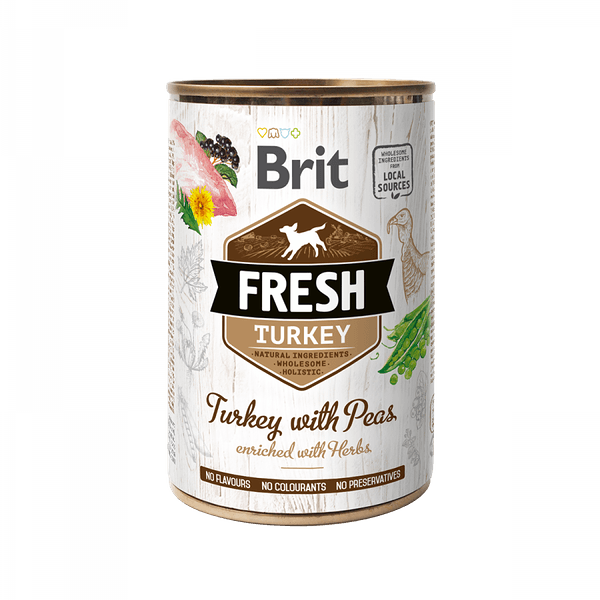 Brit Fresh թաց կեր շների համար՝ հնդկահավով և ոլոռով