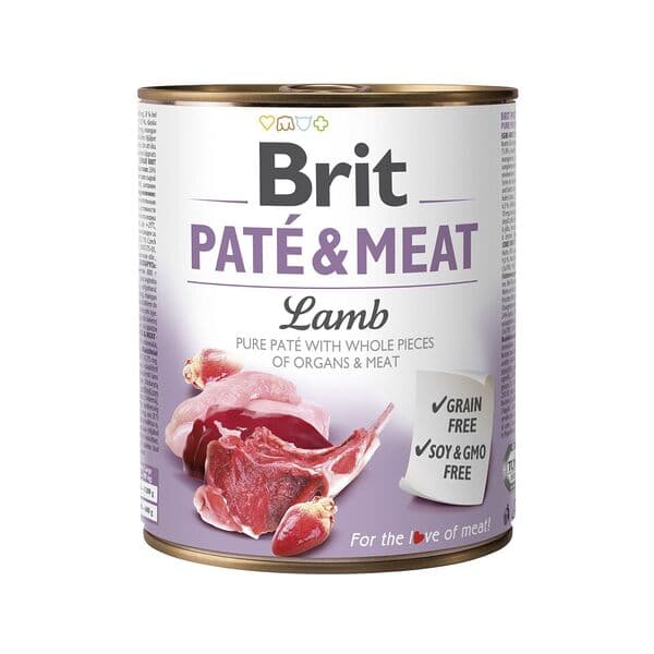 Brit Paté & Meat պաշտետ շների համար՝ գառով և խոզի մսով