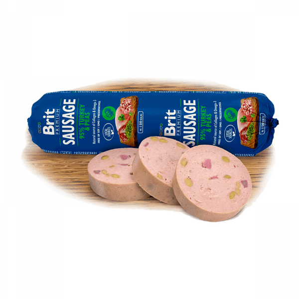 Brit Premium Sausage Turkey & Peas