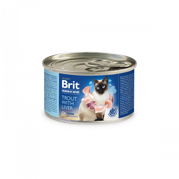Brit Premium by Nature պաշտետ չափահաս կատուների համար՝ կարմրախայտով և լյարդով