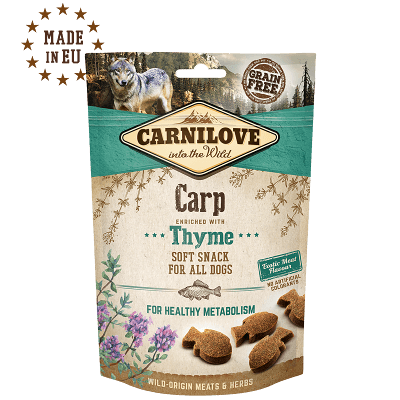 Carnilove փափուկ սնեք շների համար՝ ծածանով և ուրցով
