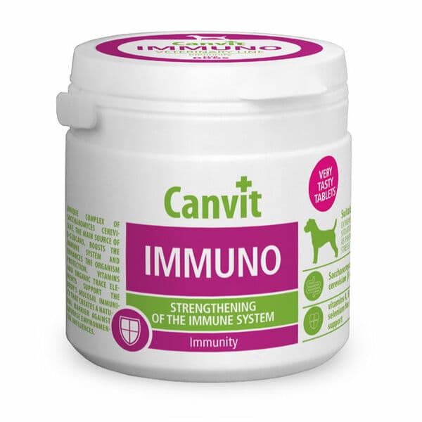 Canvit Immuno վիտամիններ շների համար՝ իմունիտետի (97 հաբ)
