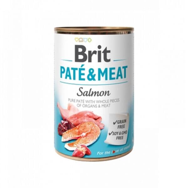 Brit Paté & Meat պաշտետ շների համար՝ սաղմոնով և հավով