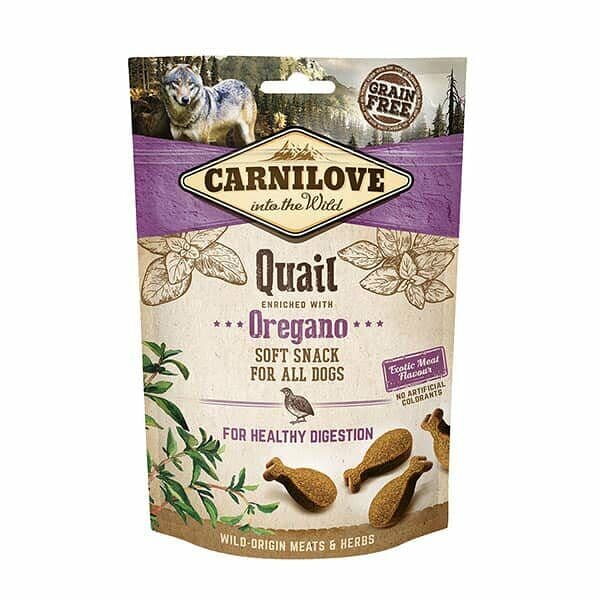 Carnilove փափուկ սնեք շների համար՝ լորով և օրեգանոյով