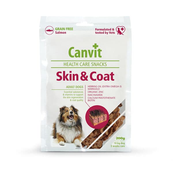 Canvit սնեք շների համար՝ մաշկի և մազածածկույթի