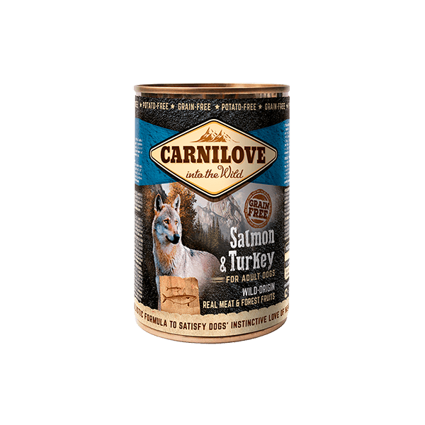 Carnilove Into the Wild — лосось и индейка для взрослых собак