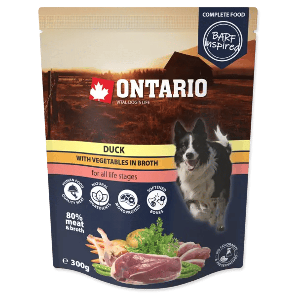 Ontario Pouch Duck with vegetables in broth