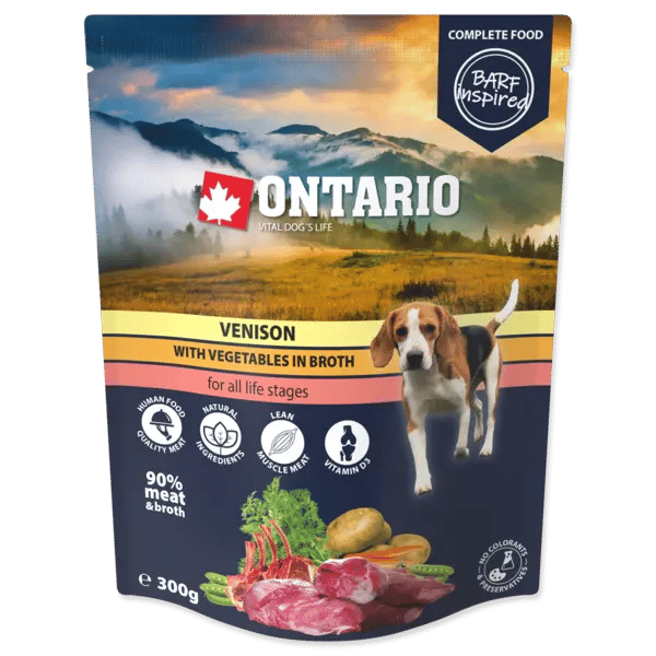Ontario Pouch: оленина с овощами в бульоне