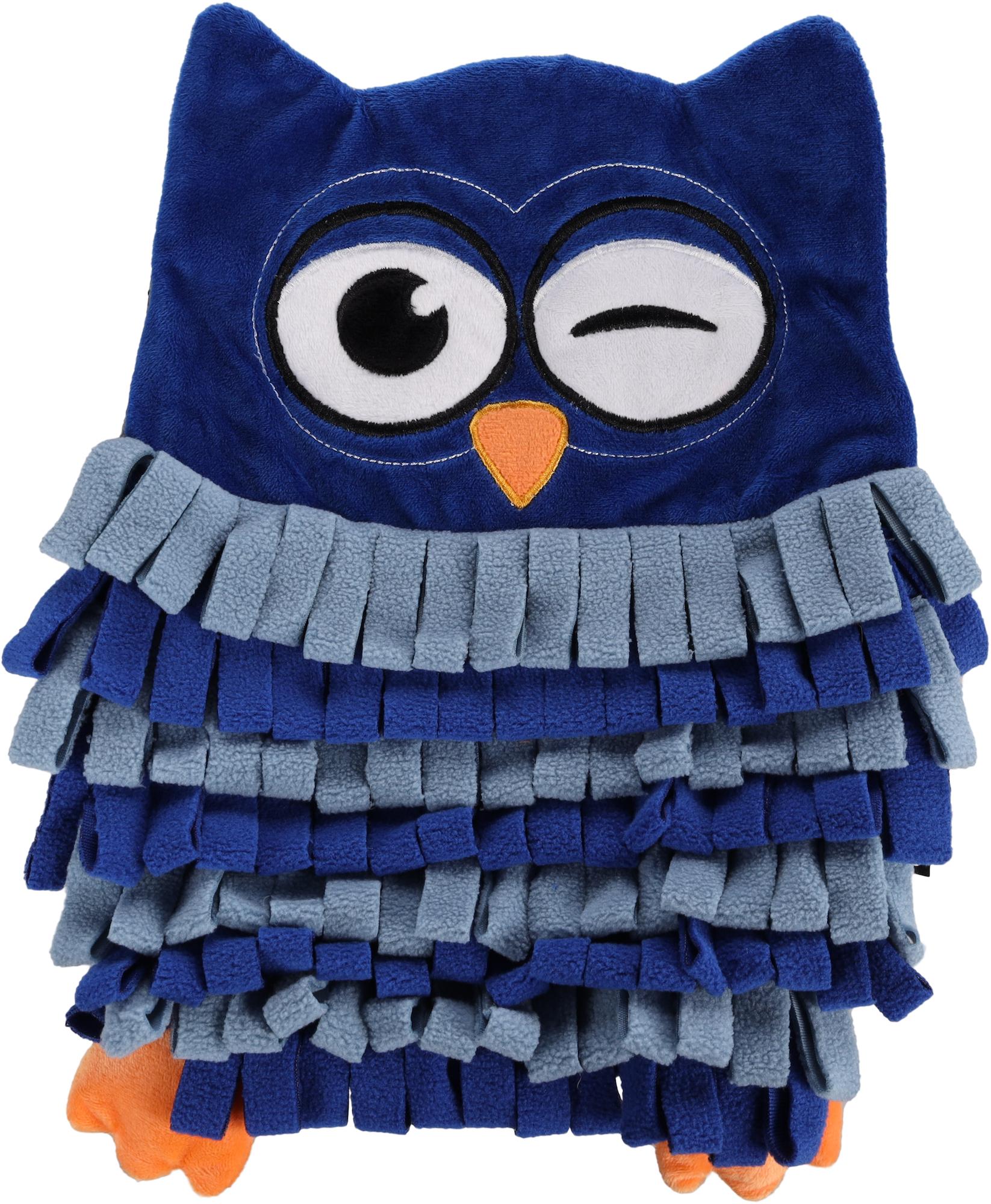 Sniffing carpet Plinkie Owl Blue