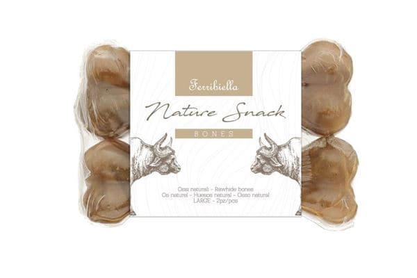 MEDIUM RAWHIDE BONE 2PC