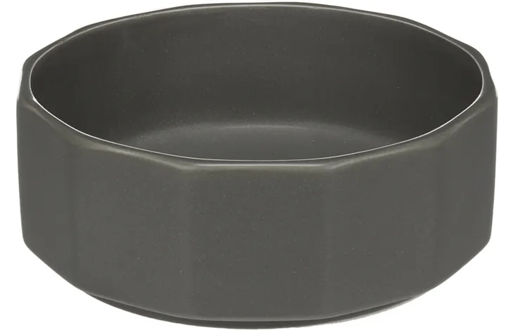 Миска для корма и воды Valerio Round, серая