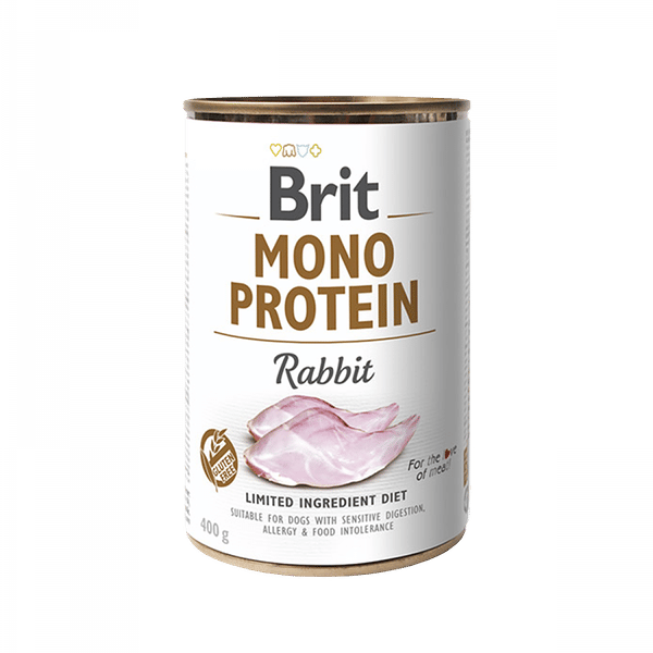 Brit Mono Protein թաց կեր շների համար՝ ճագարով