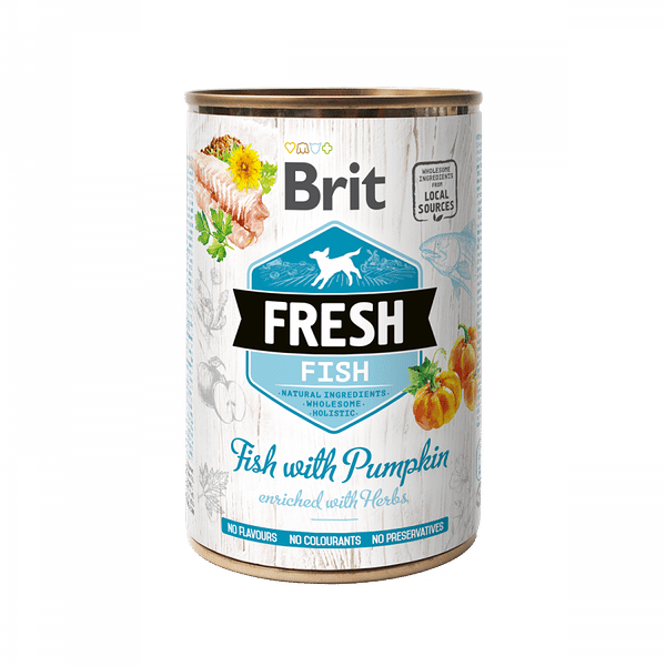 Brit Fresh թաց կեր շների համար՝ ձկով և դդումով