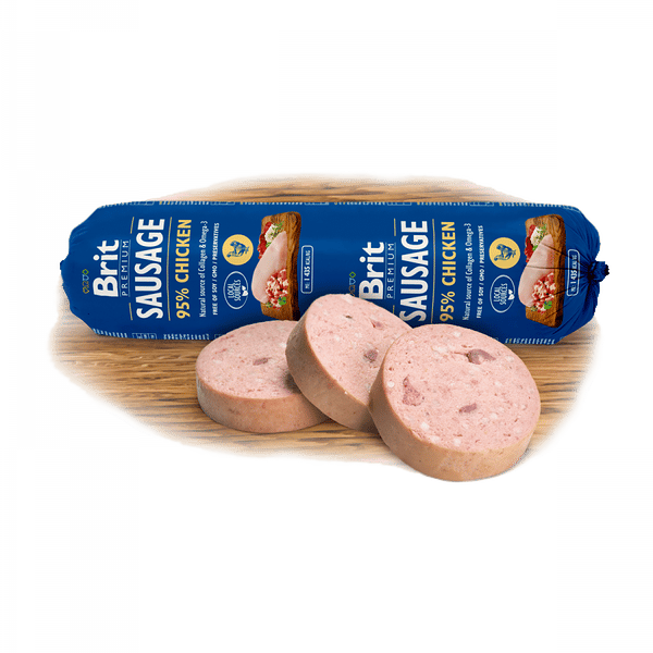 Brit sausage for dogs, chicken