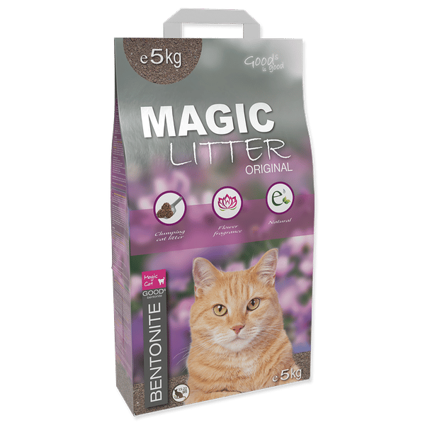 Magic bentonite cat litter with flower fragrance