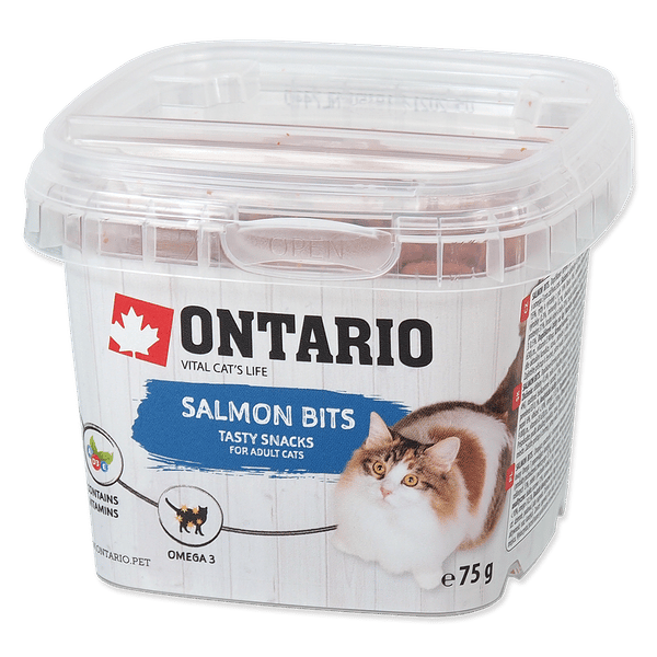 Ontario снек для кошек: кусочки лосося