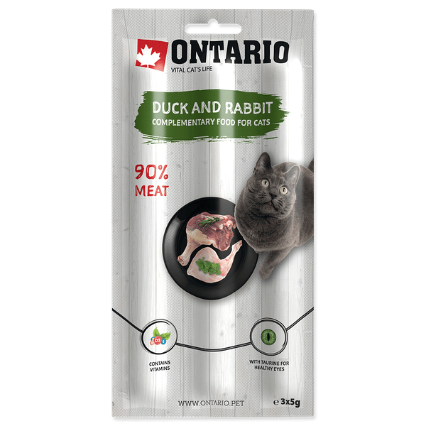 Ontario sticks for cats, duck & rabbit