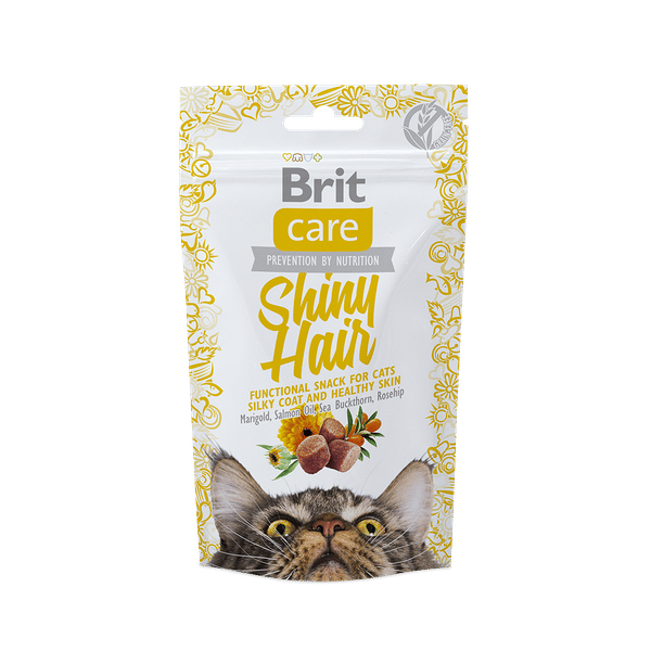 Brit Care treat for cats, shiny coat