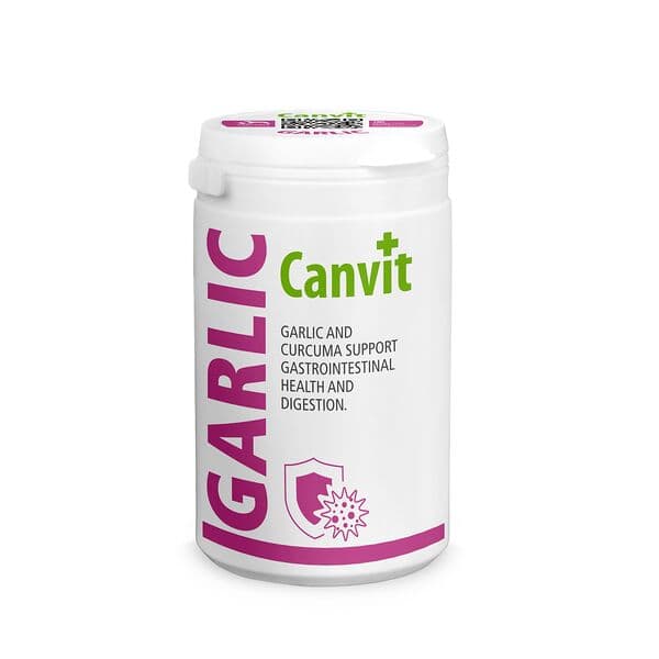 Canvit Garlic supplement for dogs and cats, garlic, turmeric & chamomile