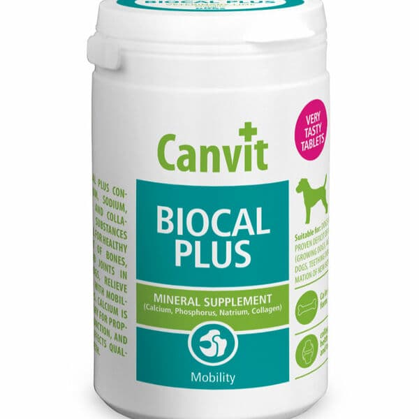 Canvit Biocal Plus supplement for dogs up to 15 kg, bones & joints (223 tablets)