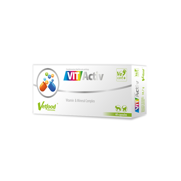 Vetfood VITActiv vitamins & minerals for dogs and cats, 1 capsule